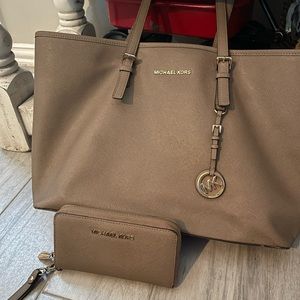 Michael Kors purse and wallet